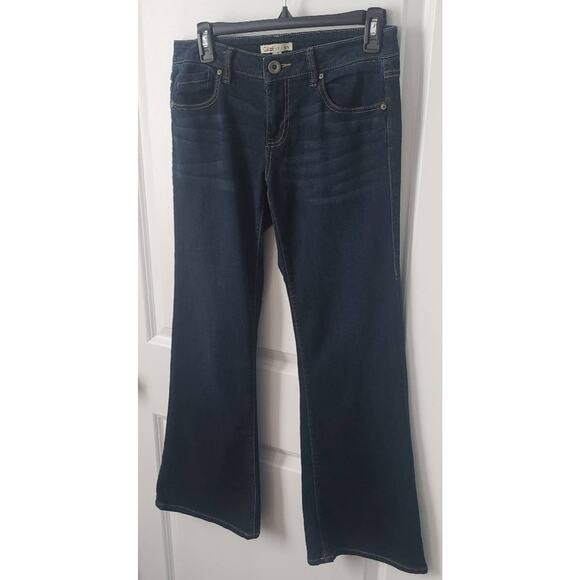 Cabi Zoe Deep Indigo Blue Bootcut Jeans Size 4 - Picture 3 of 7